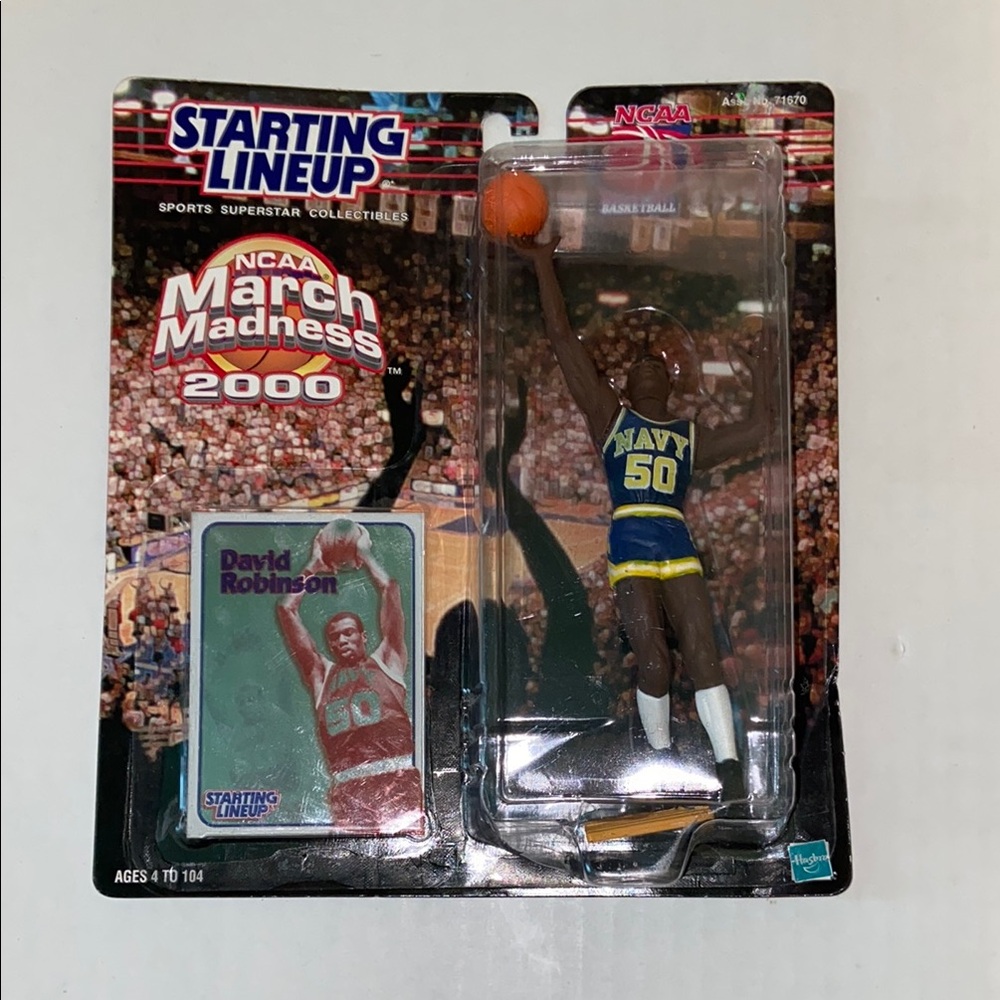 Starting Lineup NCAA March Madness 2000 David Robinson Figure
